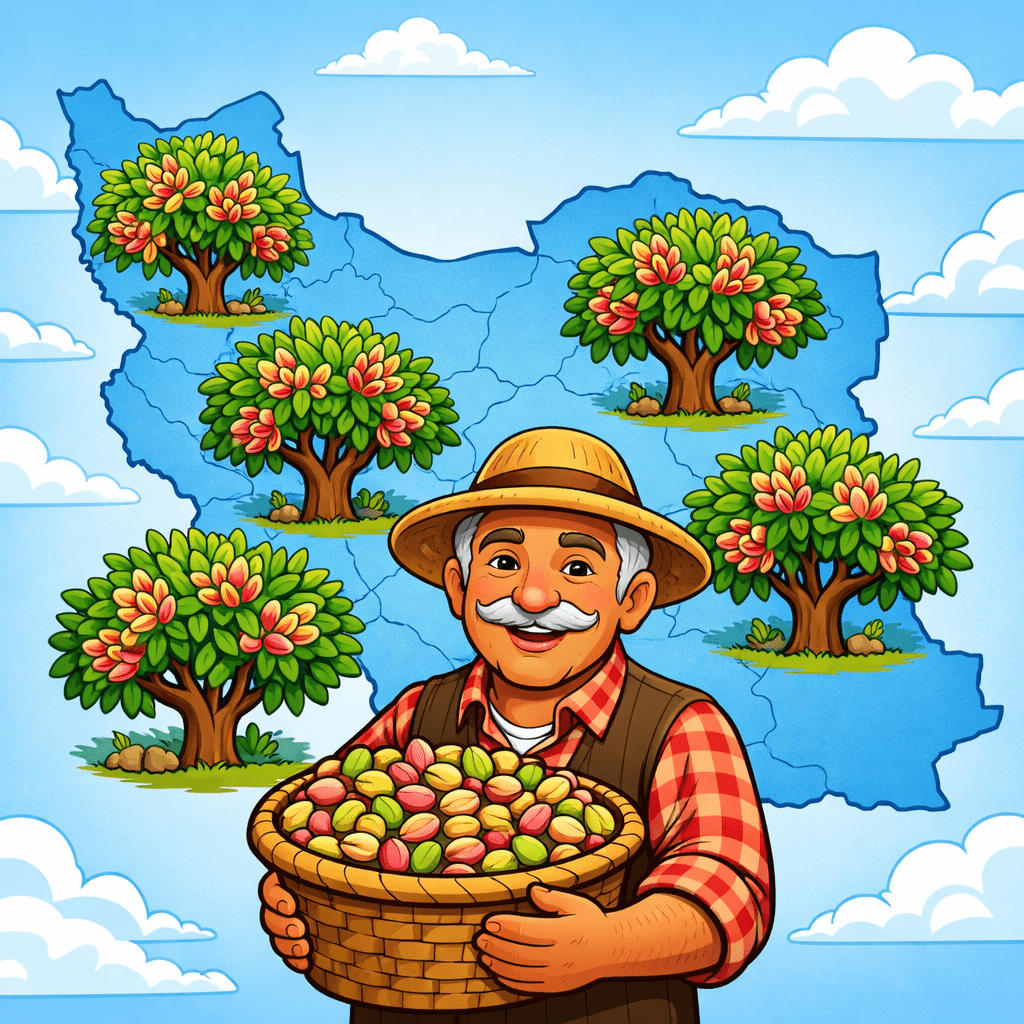 تولید پسته کل ایران